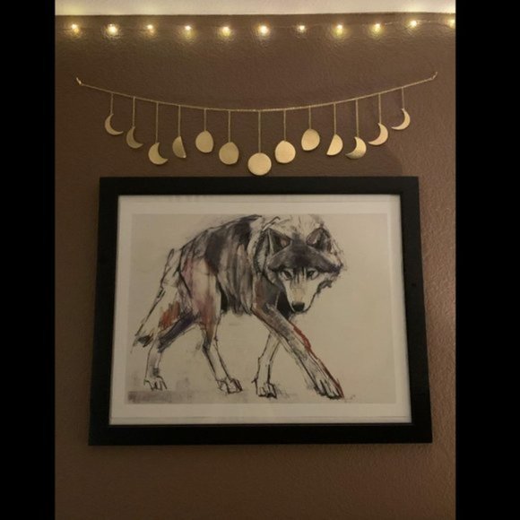 Anthro Handmade Moon Phase Wall Hanging Decor - Picture 8 of 8